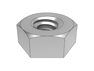 ASME B18.2.2.1-1 Sechskantmutter (einseitige Fase)