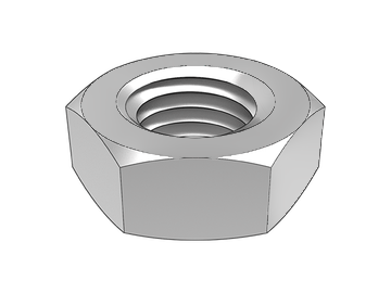 ASME B18.2.2.4 Sechskant-Dünnmutter. Sechskant-Dünnmuttern