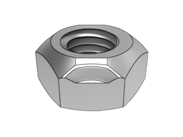 GB6184-C Typ 1 Ganzmetall-Sechskant-Sicherungsmuttern (gequetschte Ausführung)