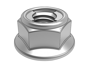 GB6187.1-A Ganzmetall-Sechskantflansch-Sicherungsmuttern (Sicherungstyp)